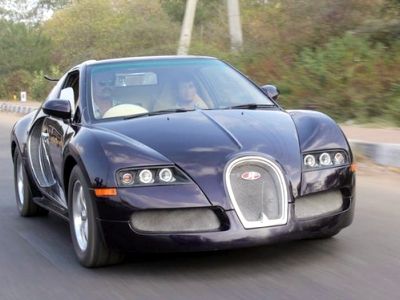 Suzuki Swift превратили в Bugatti Veyron