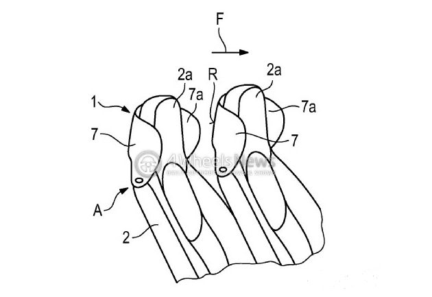 Ветрозащитные экраны, прикрепленные к подголовникам