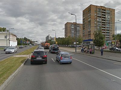 Волоколамское шоссе лишили части выделенной полосы