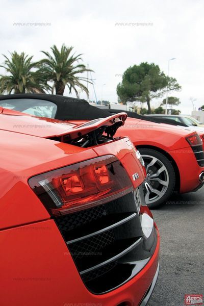 Задний спойлер для спайдера немного перепрофилирован, но, как и у купе, поднимается на скорости 100 км/ч